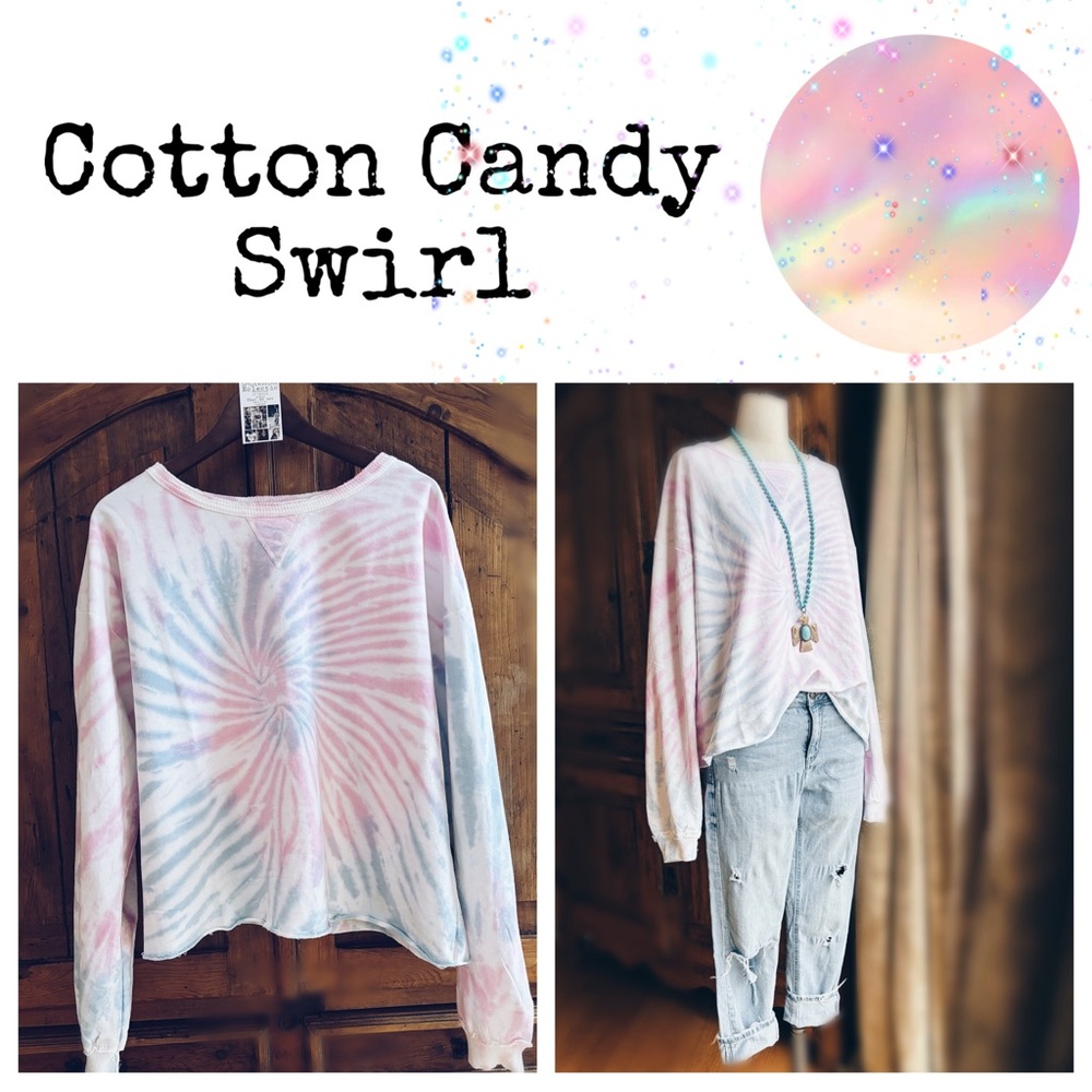 Sweatshirt / Cotton Candy Swirl / Tie Dye